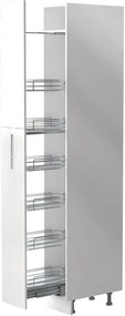 Επιδαπέδιο ντουλάπι ψηλό Raval K23-30-1KZ-Λευκό γυαλιστερό