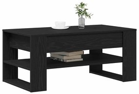 vidaXL Τραπεζάκι σαλονιού Μαύρη δρυς 102 x 55 x 45 εκ.