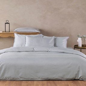 Παπλωματοθήκη Empress 22 (Σετ 3τμχ) Grey Kentia Queen Size 220x240cm 100% Cotton Satin