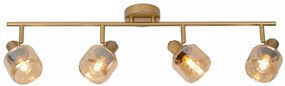 Φωτιστικό Οροφής Lucide 77979-04-02 BJORN Χρυσό Χρώμα (Gold Coloured)