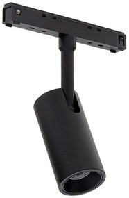 Σποτ Μαγνητικής Ράγας LED MTN-52221 M15 6W 3000K 480lm Ø3,5x7cm Black Metanor