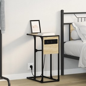 vidaXL Κομοδίνο Sonoma Δρυς 41.5 x 26 x 60.5 εκ Επεξεργασμένο ξύλο