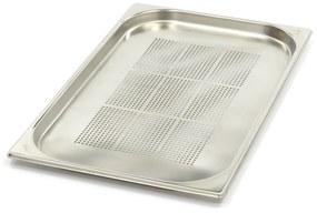 Gastronorm Container - 1/1 GN - 2cm Deep - Stainless Steel - Perforated