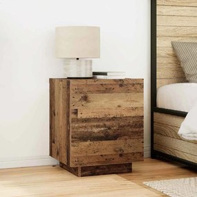 vidaXL Κομοδίνο 2 pcs Παλαιό ξύλο 45 x 40 x 55 εκ Επεξεργασμένο ξύλο