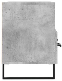 vidaXL Έπιπλο Τηλεόρασης Γκρι Σκυροδέματος 80x36x50 εκ. Επεξεργ. Ξύλο