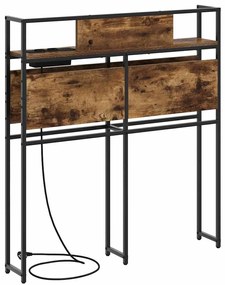 vidaXL Κεφαλάρι Αποθήκης Καπνιστή δρυς 75 cm Επεξεργασμένο ξύλο