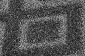 Χαλί Home ESPRIT 200 x 140 cm Γκρι Σκούρο γκρίζο