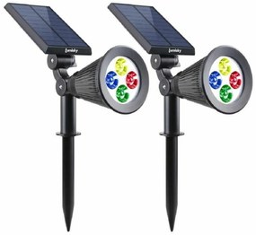 Ηλιακή λάμπα Lumisky Μαύρο rouge 200 Lm (2 Τεμάχια) (x2)