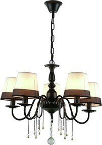 Πολυέλαιος Οροφής Aca Mulan EG167285PBW Black Matt