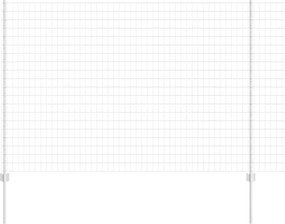 vidaXL Τεντώτο με στήριγμα Ασημί 1,6 x 10 m Ατσάλι