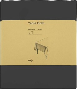 vidaXL Ύφασμα Τραπέζης 5 τμχ. Σκούρο Γκρι 140 x 220 cm Πολυεστέρας