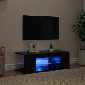 vidaXL Ντουλάπι TV Μαύρο 90 x 39 x 30 εκ. Επεξεργασμένο ξύλο