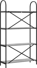 vidaXL Ράφι Βιβλίων 4 επιπέδων 80 x 30 x 146 εκ Επεξεργασμένο ξύλο