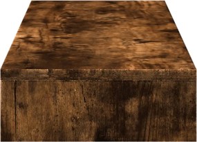 vidaXL Βάση Οθόνης Καπνιστή Δρυς 100x27x10 εκ. από Επεξ. Ξύλο