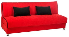 Sofa 3-seater New Leon Red - Black Line 52/53 190*85*83 cm