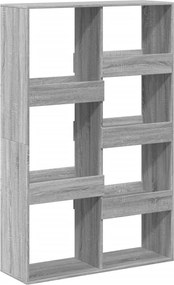 vidaXL Βιβλιοθήκη Γκρι Sonoma 100x33x155,5 εκ. από Επεξεργ. Ξύλο