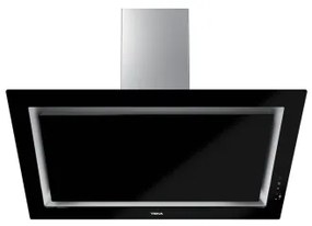 Teka DLV 99670 Μαύρο Κρύσταλλο Απορροφητήρας Καμινάδα Τοίχου 90 cm Εγγύηση 2+1 Χρόνια