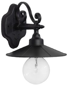 Απλίκα Τοίχου Heronia Petra 07-1210 Black