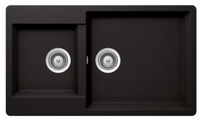 Schock Cristalite Element 31290 Nero Ένθετος Νεροχύτης 86x50cm