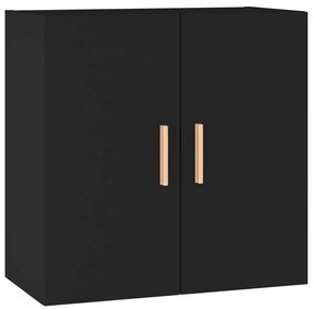 vidaXL Ντουλάπι Τοίχου Μαύρο 60 x 30 x 60 εκ. από Επεξεργασμένο Ξύλο
