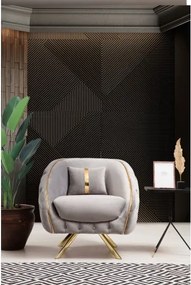 Stewehome Σετ Καναπέδων 3+3+1 Φούξια &amp;amp; Γκρι 225x85x95 cm