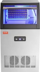 VEVOR Commercial Ice Maker Freestanding Cabinet Machine 120lbs/24H 50 Ice Cubes