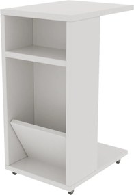 Βοηθητικό Τραπεζάκι Λευκό DRANA 30x40x63
