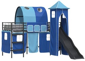 vidaXL Μαύρο και μπλε 99,5 x 190 εκ.