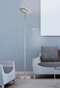 Επιδαπέδιο Φωτιστικό F&amp;H Dent plus 2φωτο-Nikel