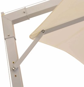 vidaXL Ομπρέλες Εξωτερικού Χώρου Μπεζ Πολυεστέρας