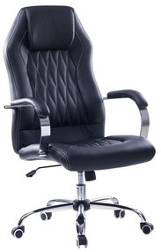 Καρέκλα Γραφείου Elda Μαύρο 64 x 68 x 119-129