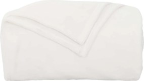 vidaXL Κουβέρτα Λευκό 220 x 240 cm Μαλλί