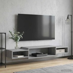 vidaXL Κρεμαστός θρανίο τηλεόρασης Επιτοίχιο Γκρι Sonoma