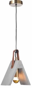 Φωτιστικό Οροφής Μονόφωτο Aca Alfa DCR171191P Bronze/Grey