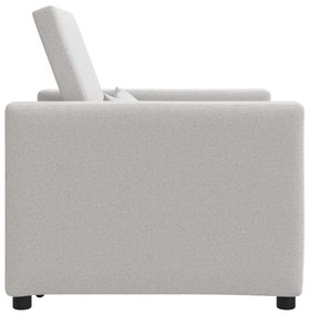 vidaXL Μονός καναπές-κρεβάτι Σκούρο γκρι 90 x 165 x 87 εκ. ύφασμα