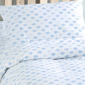 Παπλωματοθήκη Μονή (Σετ 160x250) Rythmos Cloudy Blue