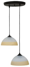 Φωτιστικό Οροφής GL-1020 Pendel 3L 02-0235  Black-Somon Heronia Metal, Glass