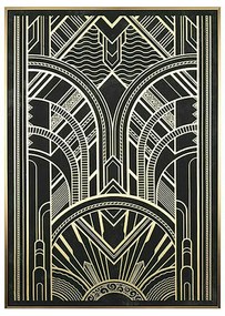 Πίνακας Art Deco τύπωμα σε καμβά  70x100cm 76443 ΗλΙάδης