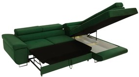 Γωνιακός Καναπές Comfivo S100, Λειτουργία ύπνου, Αποθηκευτικός χώρος, 274x203x70cm, 151 kg, Πόδια: Πλαστική ύλη, Μέταλλο | Epipla1.gr