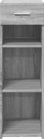 vidaXL Ντουλάπι Γκρι Sonoma 30x42,5x93 εκ. από Επεξεργασμένο Ξύλο