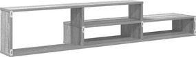 vidaXL ΡάφιΤηλεόρασηςΤοίχου 150x25x28,5εκ Επεξεργασμένο ξύλο