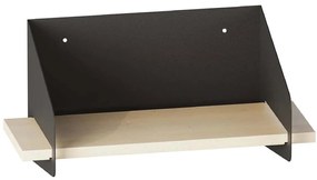 Ράφι Τοίχου Medium Arm 491CRT1303 40x19x20cm Black