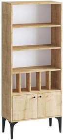 Βιβλιοθήκη Spica 393MRD1232 60x30x175cm Oak