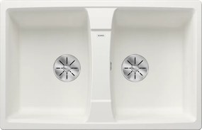 Blanco Lexa 8 - Νεροχύτης Κουζίνας Γρανίτη 78x50 - White