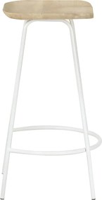 vidaXL Σκαμπό Μπαρ 2 τεμ. από Μασίφ Ξύλο Μάνγκο