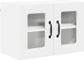 vidaXL Ραφιέρα τοίχου PORTO 2 pcs Λευκό Επεξεργασμένο Ξύλο