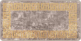 vidaXL Χαλί Runner MARSA Γκρι 50 x 100 cm Πολυέστερ και PVC