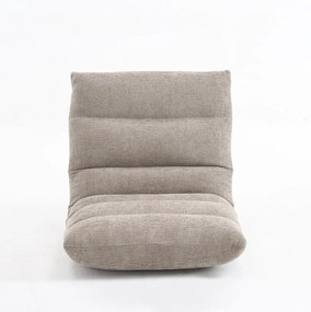 Πολυθρόνα Πουφ (56x105x16) Spitishop Lazy Taupe
