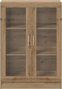 vidaXL Βιβλιοθήκη Artisan Δρυς 82,5x30,5x115 εκ. Επεξεργασμένο Ξύλο