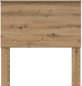 vidaXL Κεφαλάρι Τεχνίτικη Δρυς Μηχανικά επεξεργασμένο ξύλο
